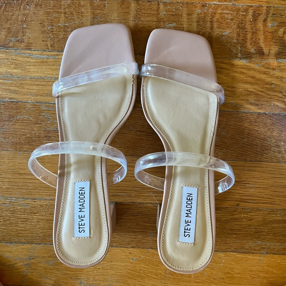 Steve Madden Lilah Clear size 8